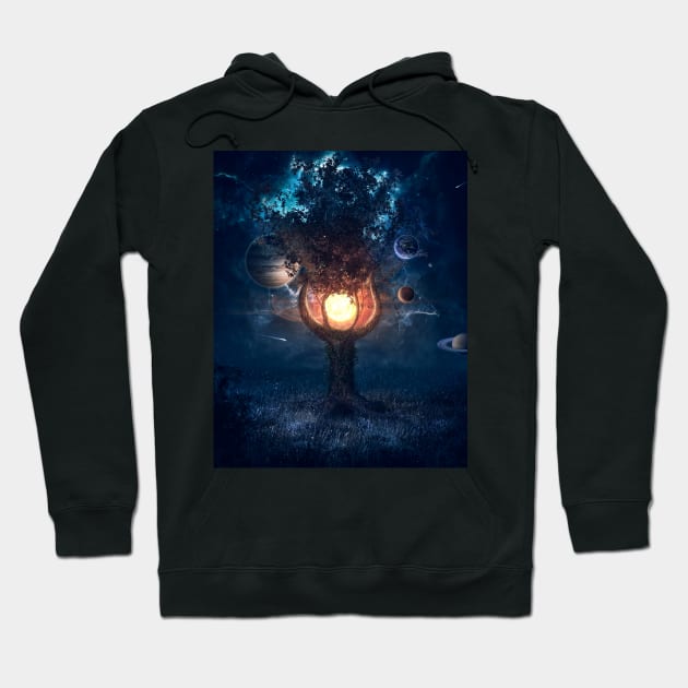 Tree of life Hoodie by Enki Art